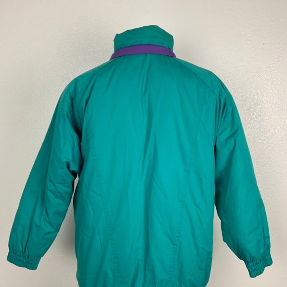Izzy by Descente Blue and Purple 90s Ski Jacket Sn - Picture 5 of 7